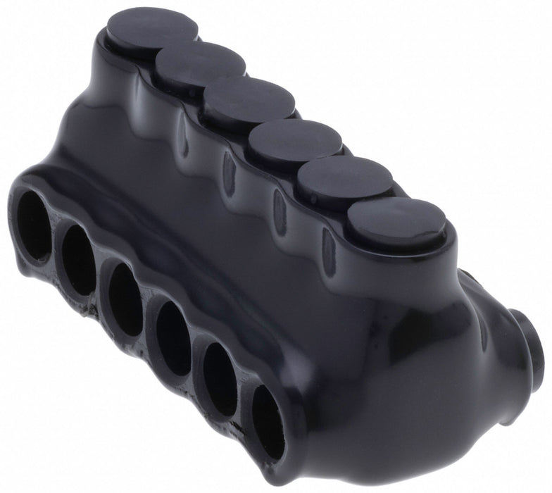 MultitapConnector Alum Blk Hex 6Port