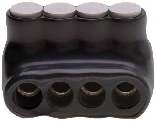 MultitapConnector Alum Blk Hex 4Port