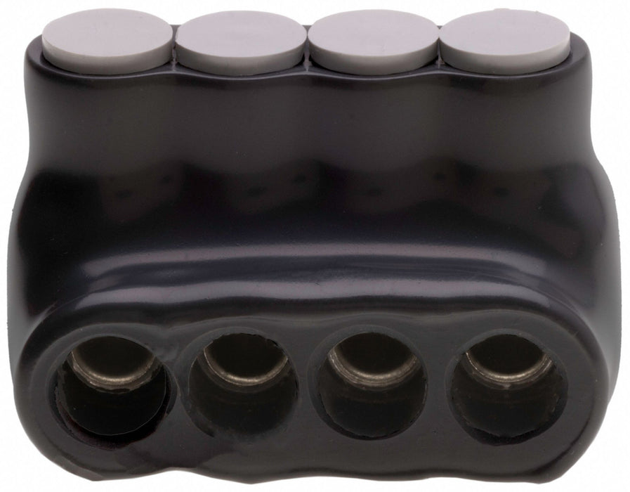 MultitapConnector Alum Blk Hex 4Port