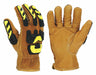 Leather Gloves Golden Yellow L PR