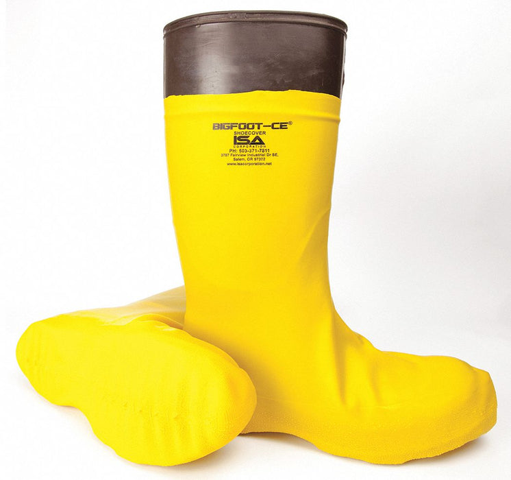 J6288 Overboot Yellow L Rubber 20mil PK50