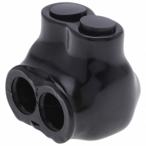 MultitapConnector Alum Blk Hex 2Port