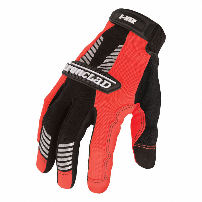 Mechanics Glove 8 in L Orange XS