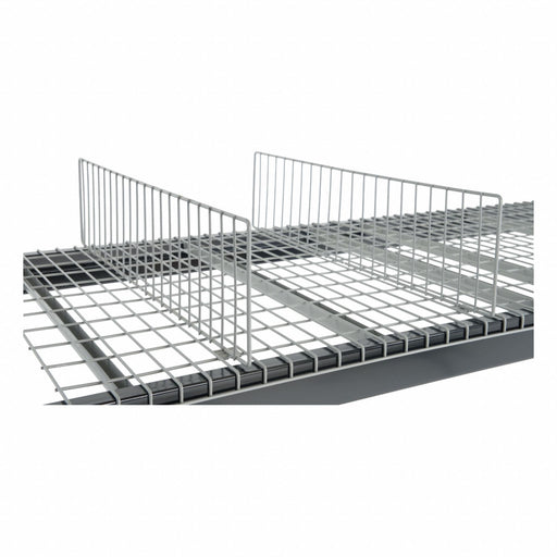 Pallet Rack Divider Steel Gray 10 in H