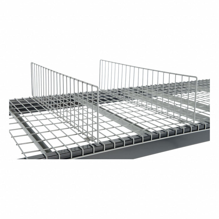 Pallet Rack Divider Steel Gray 10 in H