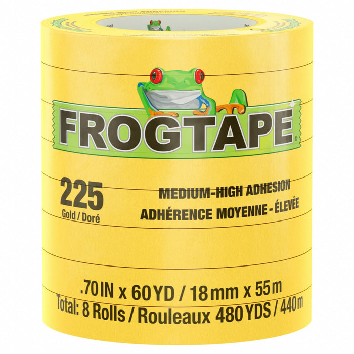 Masking Tape 0.7 in W 60 yd Gold PK8