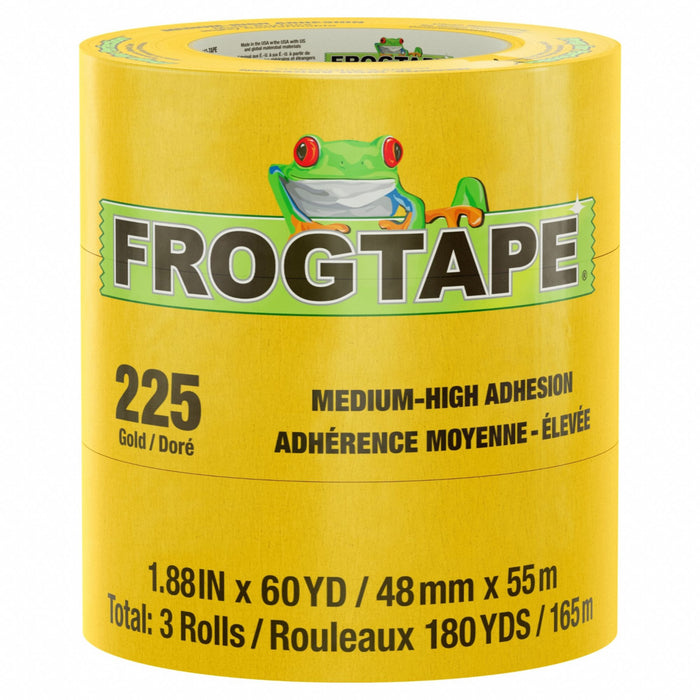 Masking Tape 1.9 in W 60 yd Gold PK3
