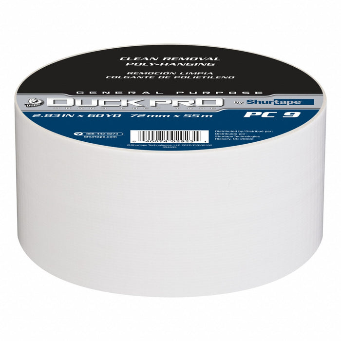 ClothTape White 60-1/8ydL 2-7/8inW