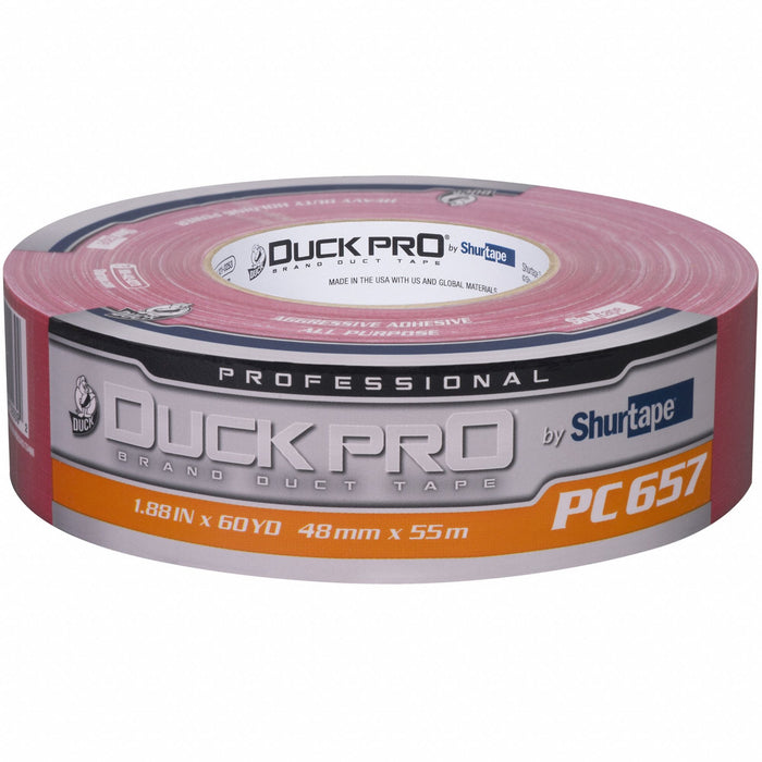 Duct Tape Red 60-1/8 yd L 1-7/8 in W