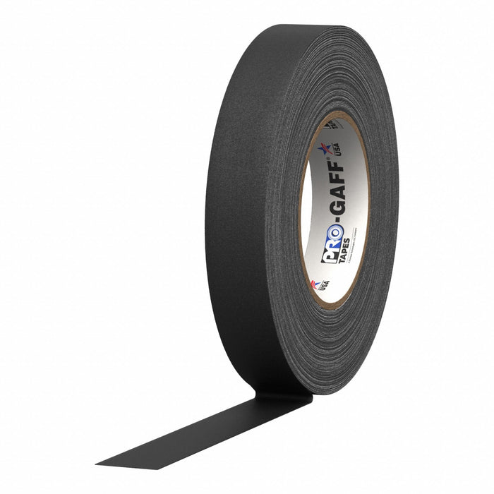 Gaffer sTape Black 54ydL 1inW PK48