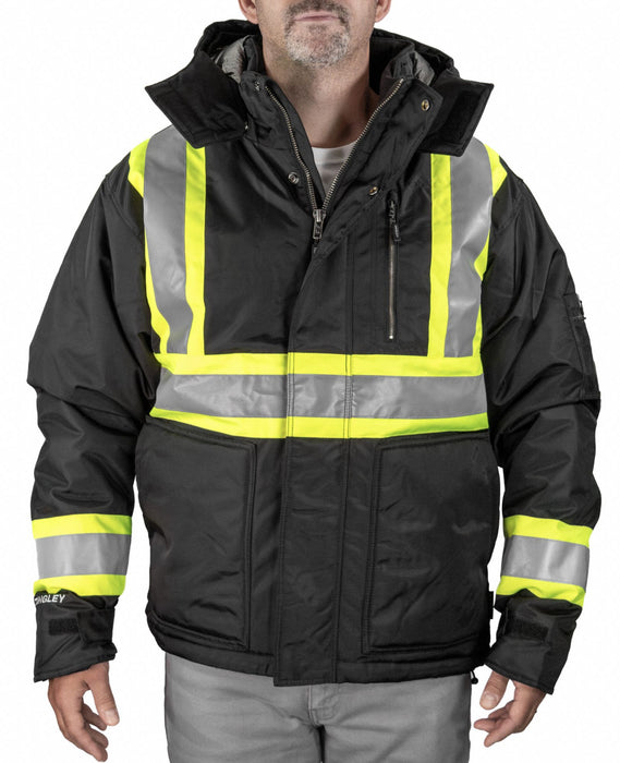 Rain Jacket 4XL Black/Yellow