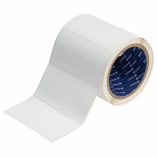 Pre-Cut Label Stock Roll White Matte