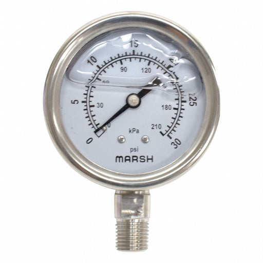 Pressure Gauge 304 Stainless Steel