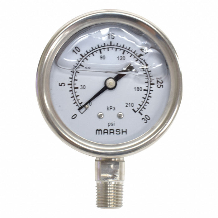 Pressure Gauge 304 Stainless Steel