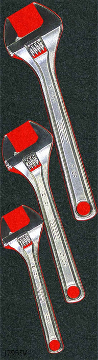 Adjustable Wrench Alloy Steel Grip Plain