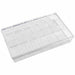 K4967 CompartmentBox 10.75inW 6.5inL Clear