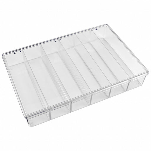 K4970 CompartmentBox 13inW 8.75inL Clear