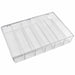 K4970 CompartmentBox 13inW 8.75inL Clear