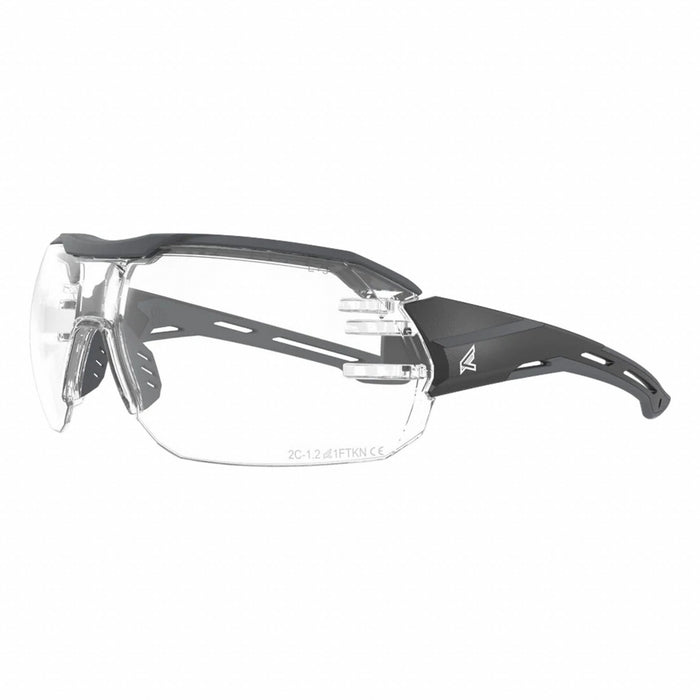 SafetyGlasses Clear VaporShield Blk/Gry