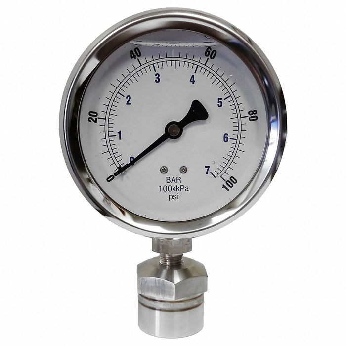 Pressure Gauge 100 psi 1PK