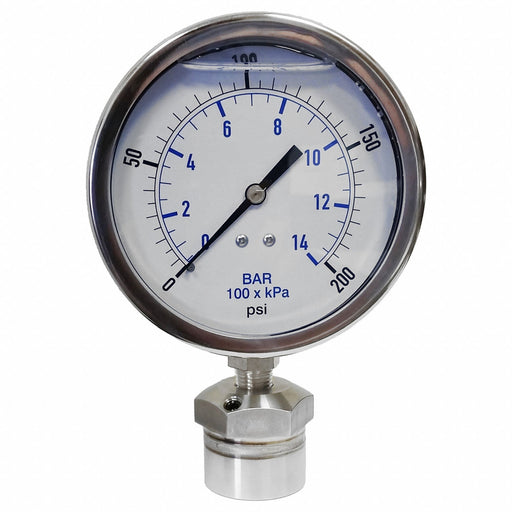 Pressure Gauge 200 psi 1PK