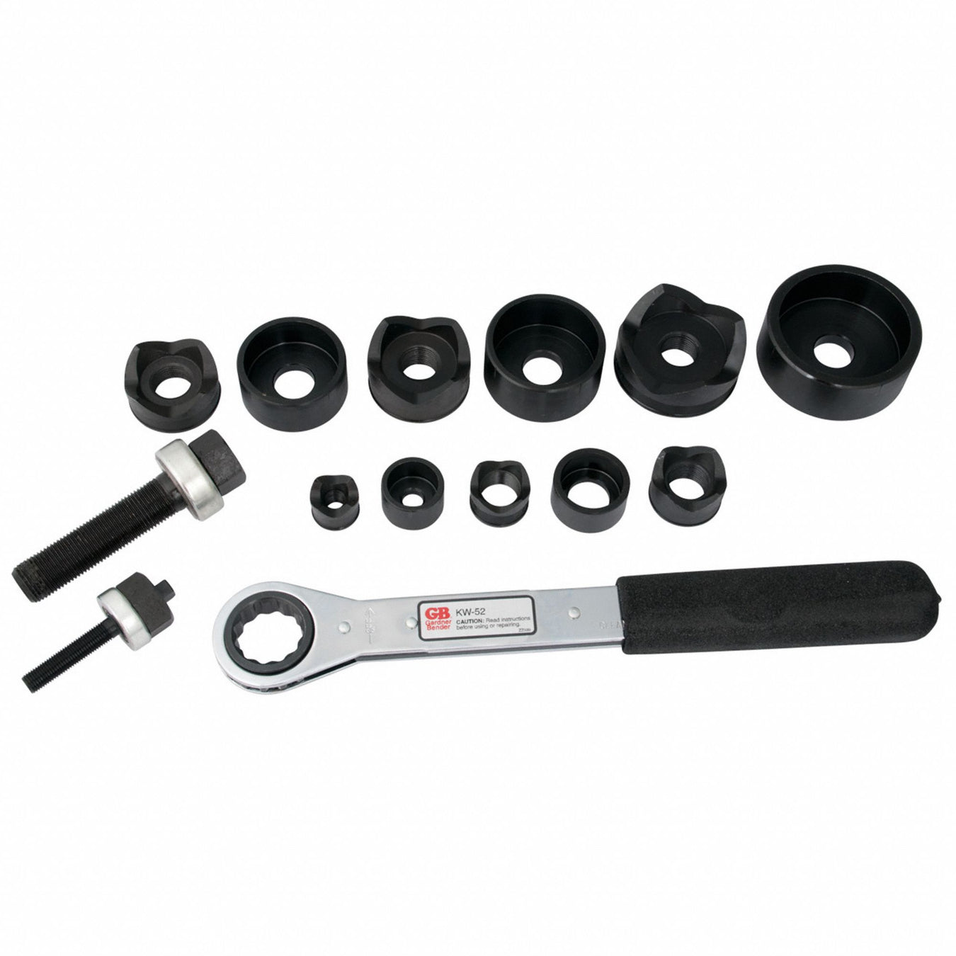 Mechanical Punch Driver Set 10 ga. Steel