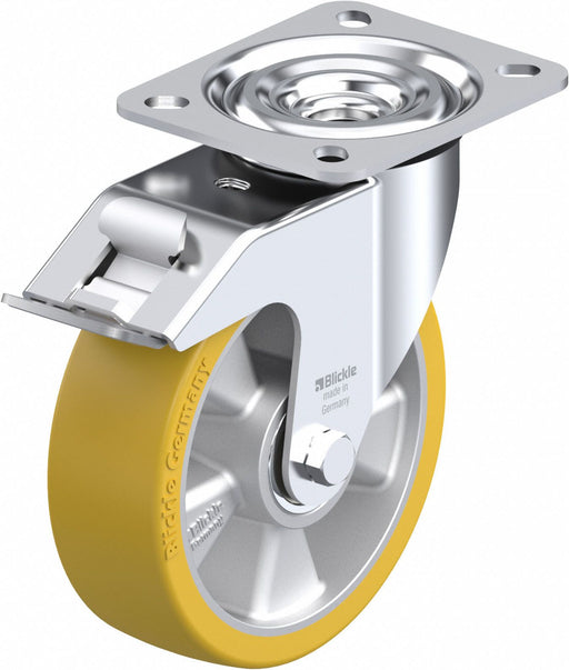 Plate Caster Swivel Polyurethane 5 7/8 H