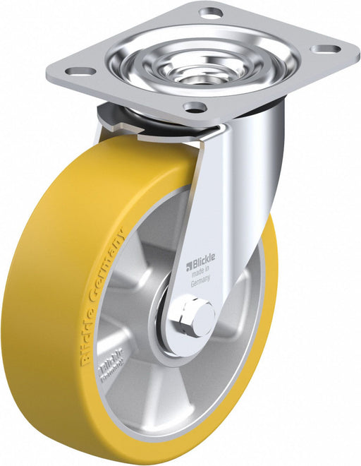Plate Caster Swivel Polyurethane 5 7/8 H