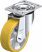 Plate Caster Swivel Polyurethane 7 1/2 H