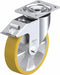 Plate Caster Swivel Polyurethane 9 1/4 H