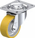 Plate Caster Swivel Polyurethane 4 H