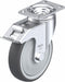 Plate Caster Swivel Polyurethane 6 1/8 H