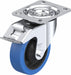 Plate Caster Swivel Rubber 4 15/16 H