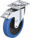 Plate Caster Swivel Rubber 9 1/4 H