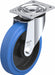 Plate Caster Swivel Rubber 9 1/4 H