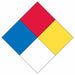 NFPA Diamond Label 10-1/2inx10-1/2in
