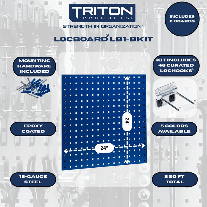 Pgbrd Pnl Kit 240 lb 24 x24 x1/2 in