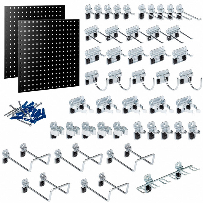 Stationary Pegboard Panels Steel