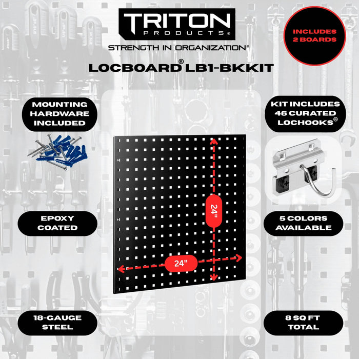 Stationary Pegboard Panels Steel