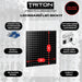 Stationary Pegboard Panels Steel