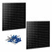 Stationary Pegboard Panels Steel