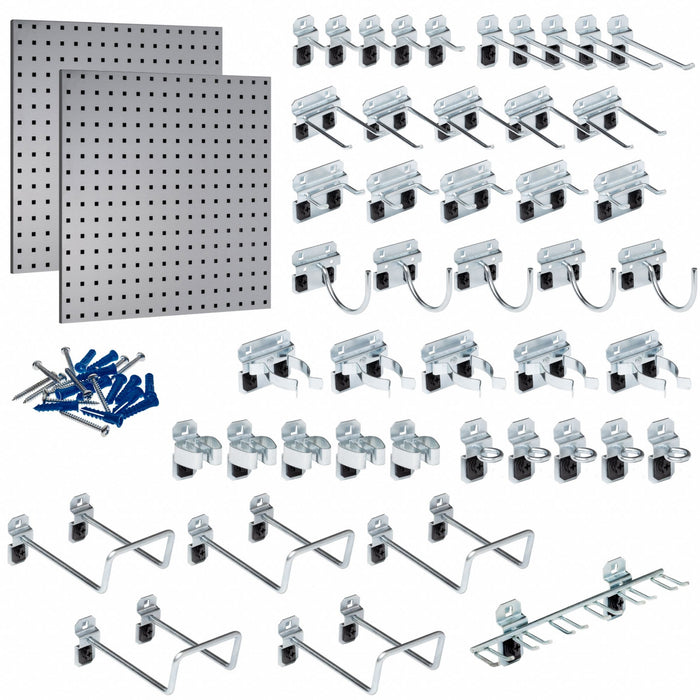 Stationary Pegboard Panels Steel