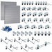 Stationary Pegboard Panels Steel