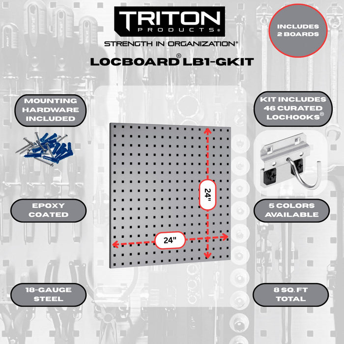 Stationary Pegboard Panels Steel