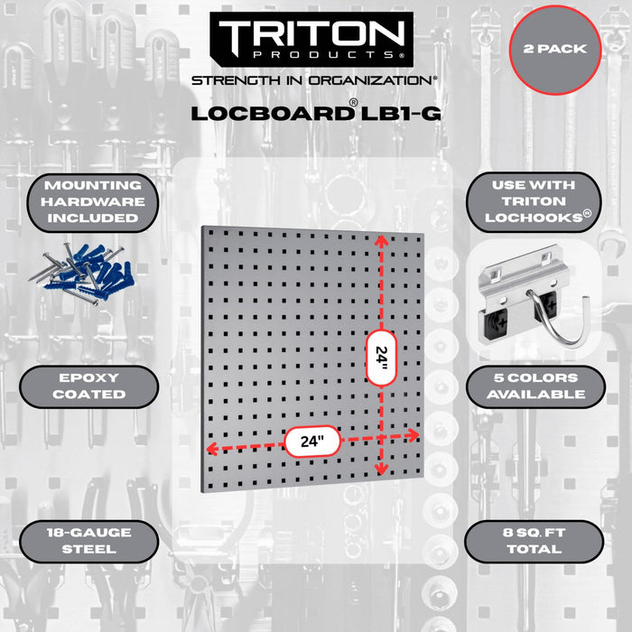 Stationary Pegboard Panels Steel