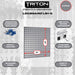Stationary Pegboard Panels Steel