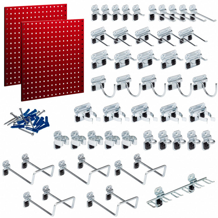 Stationary Pegboard Panels Steel