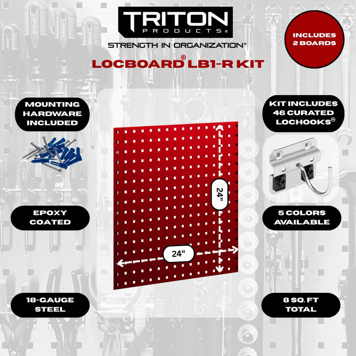 Stationary Pegboard Panels Steel