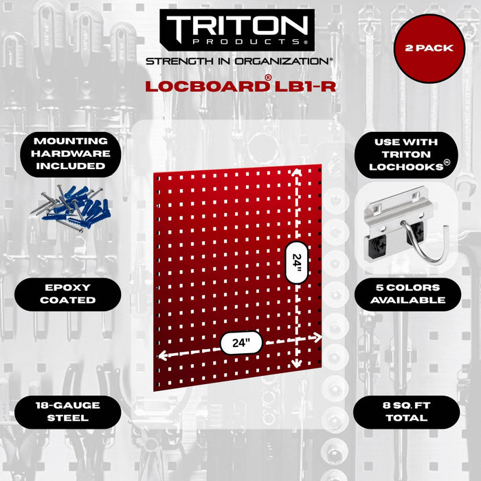 Stationary Pegboard Panels Steel