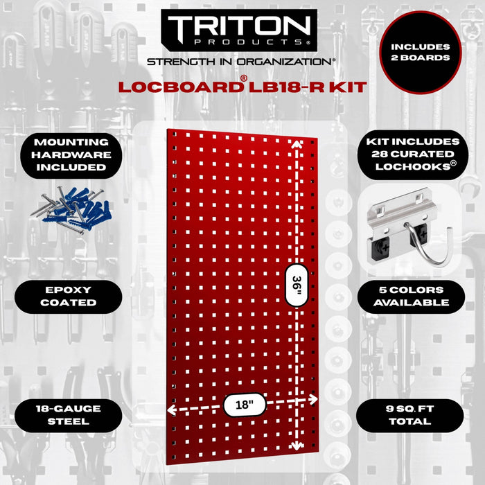 Stationary Pegboard Panels Steel